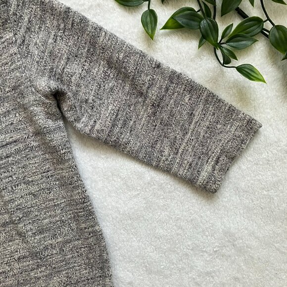 Petit Bateau Toddler Baby Dress 12M | VGUC Grey 100% Cotton Long-Sleeved Fall - Picture 4 of 16